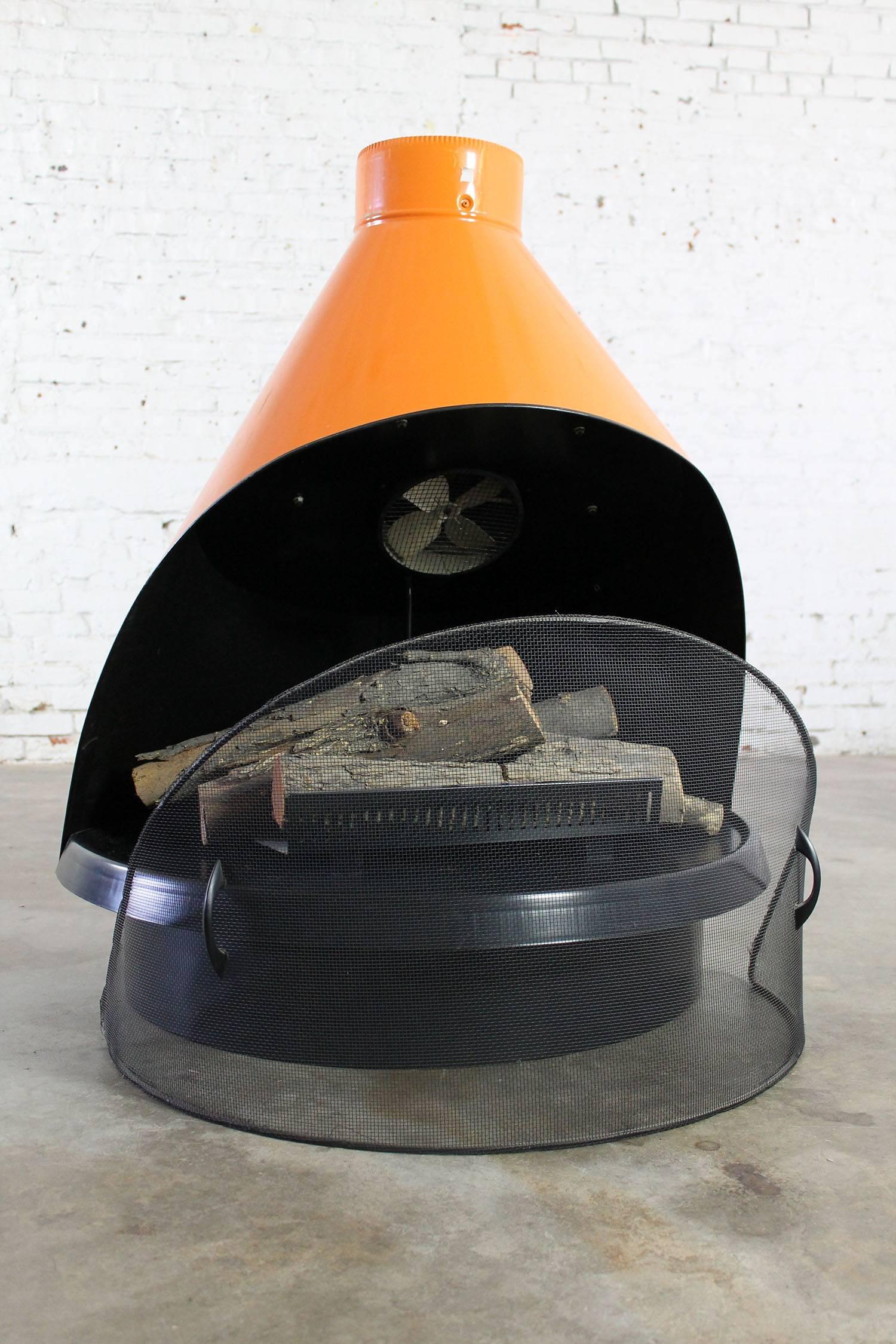 electric cone fireplace