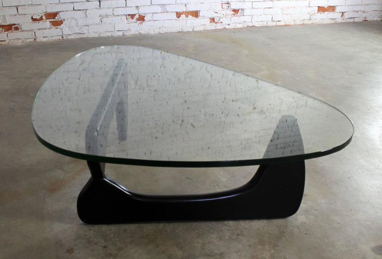 Vintage Noguchi Coffee Table in Black at 1stDibs