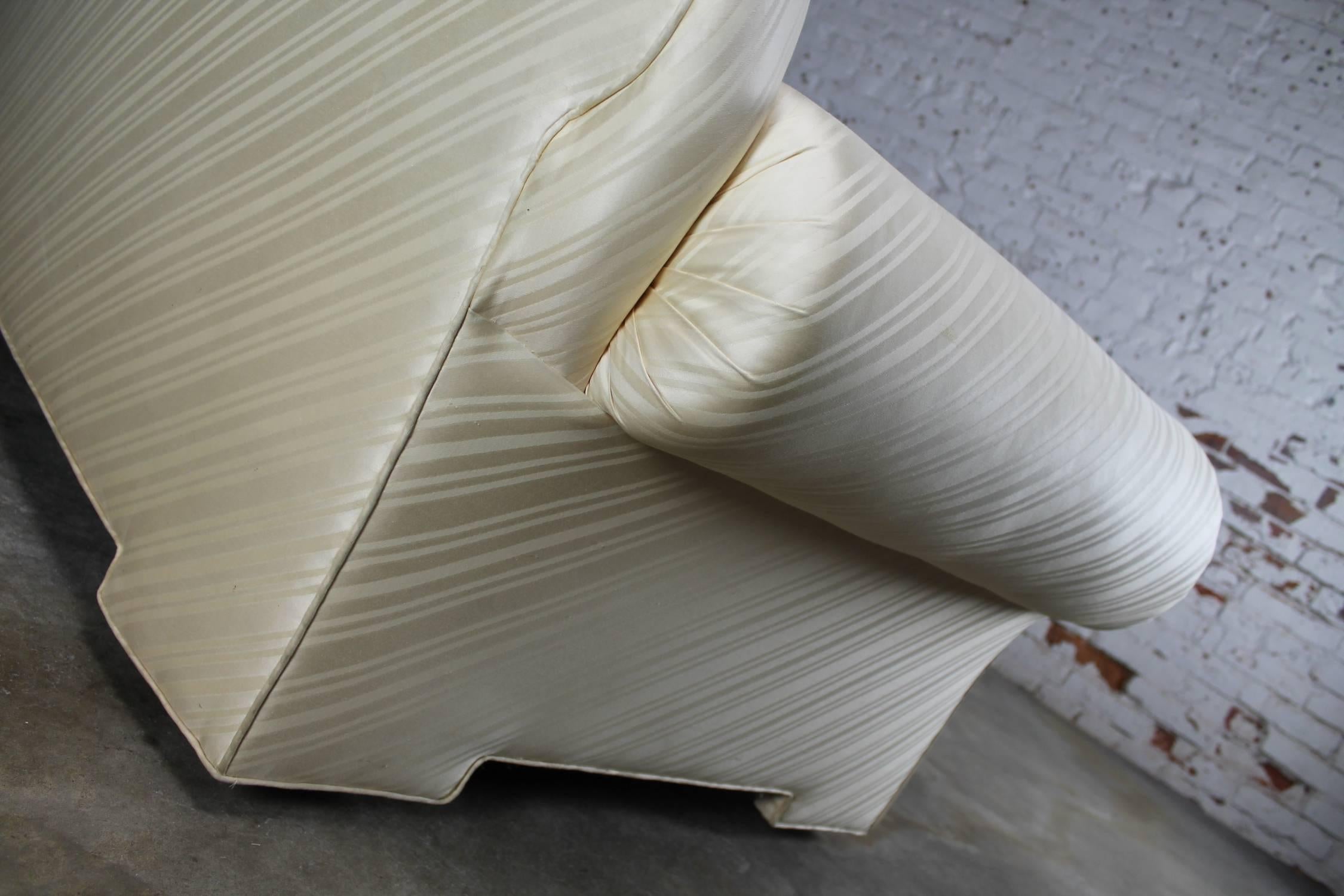 Post-Modern Vintage Donghia Sofa in Original White Vice Versa Fabric
