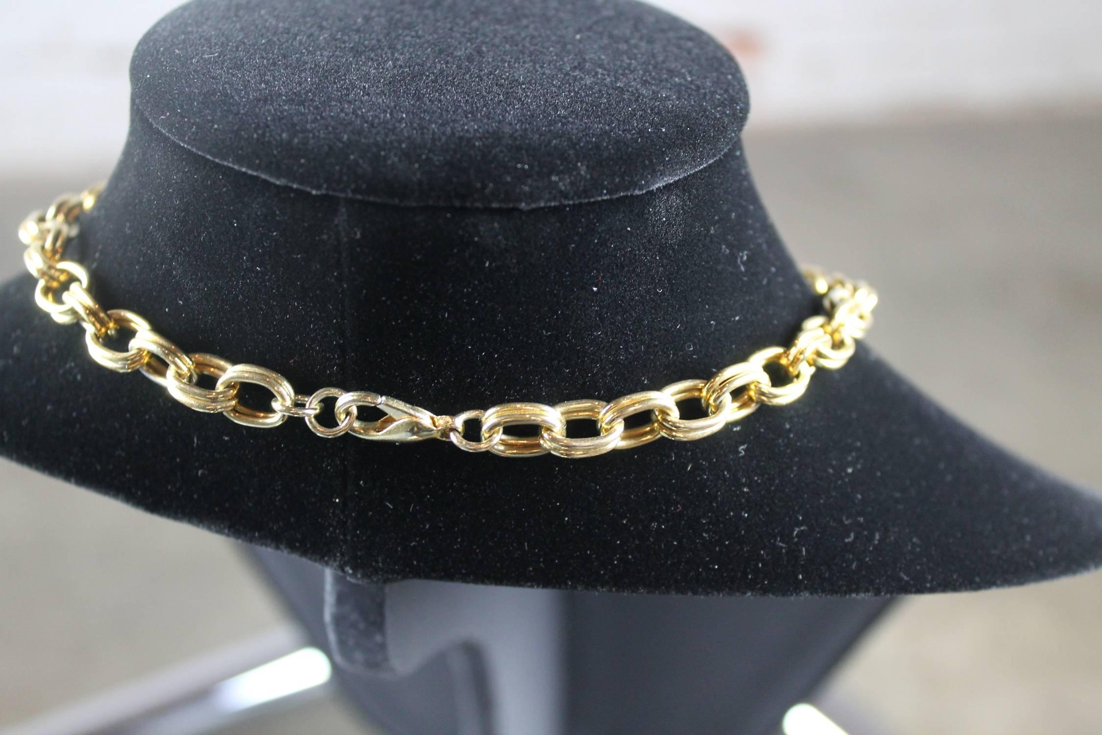 Metal Vintage Gem-Craft Bejeweled Starfish Bib Necklace, Signed CRAFT  For Sale