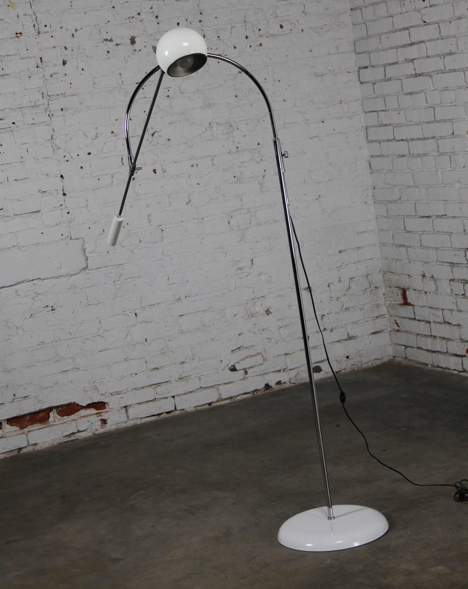 robert sonneman orbiter floor lamp