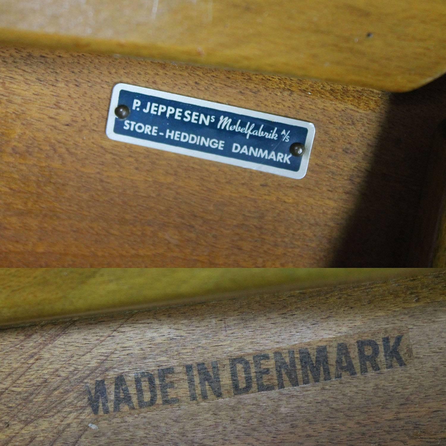 Mid-Century Danish Modern Poul Jeppesen Mobelfabrik Side Table Grete Jalk Style 4