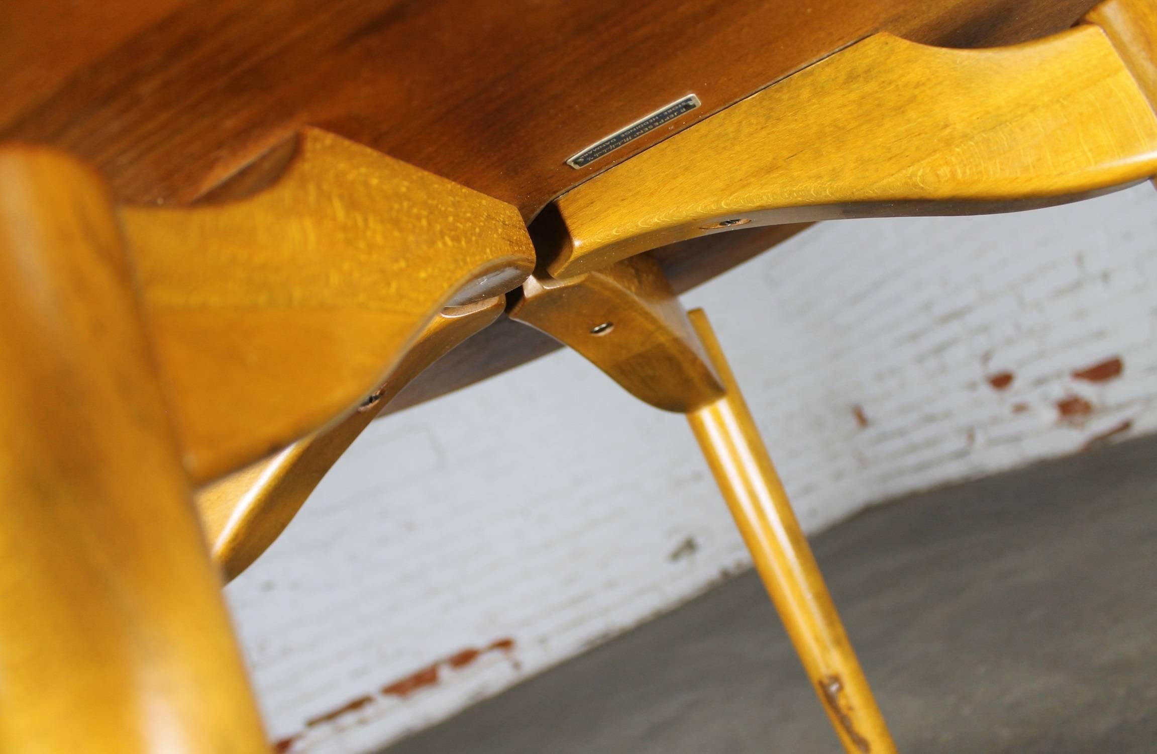 Mid-Century Danish Modern Poul Jeppesen Mobelfabrik Side Table Grete Jalk Style 2