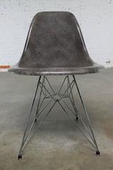 Vintage Mid-Century Modern Herman Miller Eames DSR Chair Elephant Hide Grey