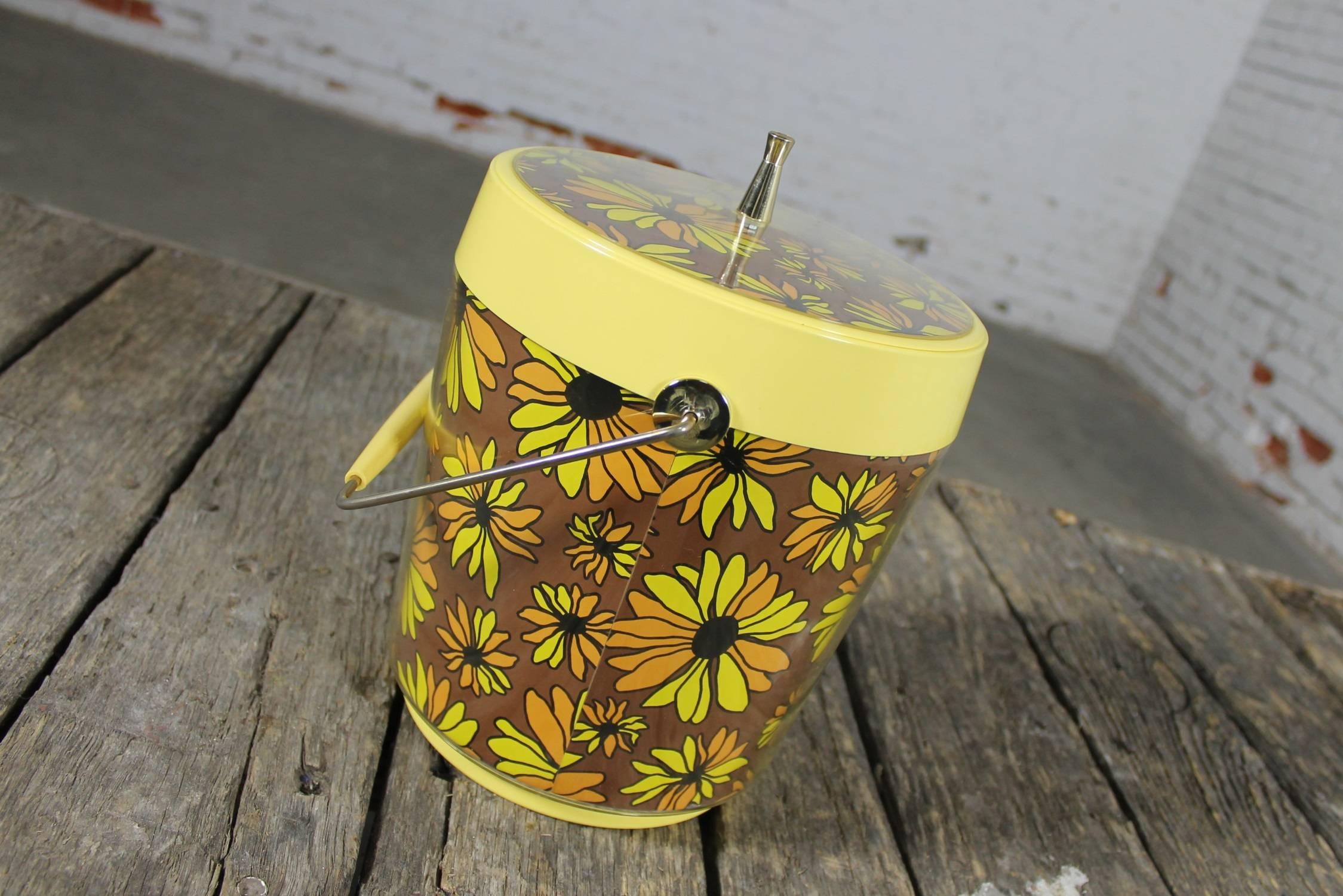 vintage mid century ice bucket