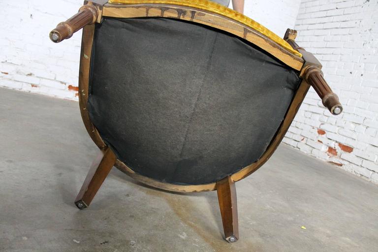 Neoclassical Style Hooded Cane Porter’S Chair Vintage at 1stDibs