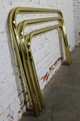 Bold and Brass Tubular Full-Queen Headboard 1970s