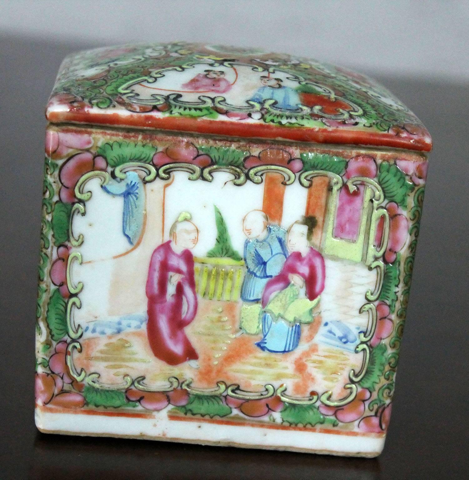 antique chinese tea caddy