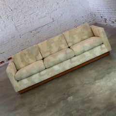 Floating Tuxedo Style Sofa in the Manner of Milo Baughman