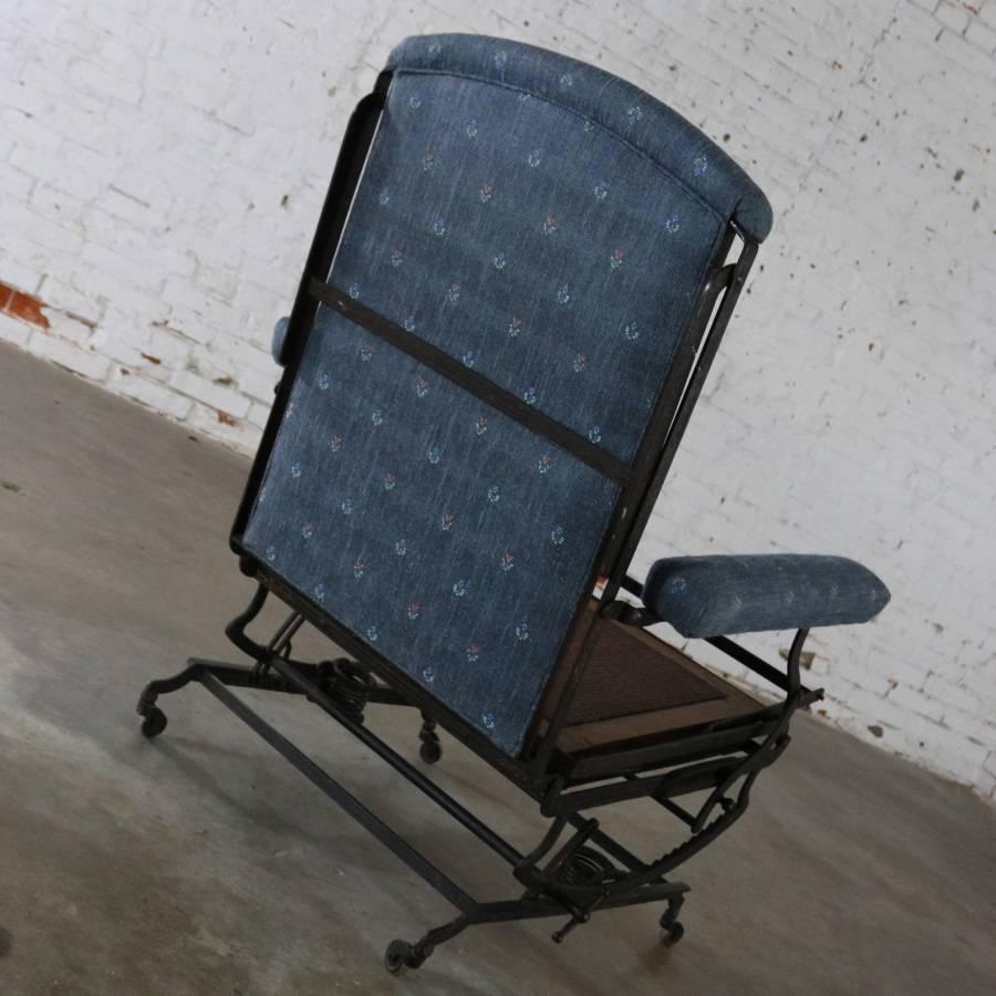 Fabric Marks Adjustable Folding Chair Company Campaign Style Invalid Deck Chair