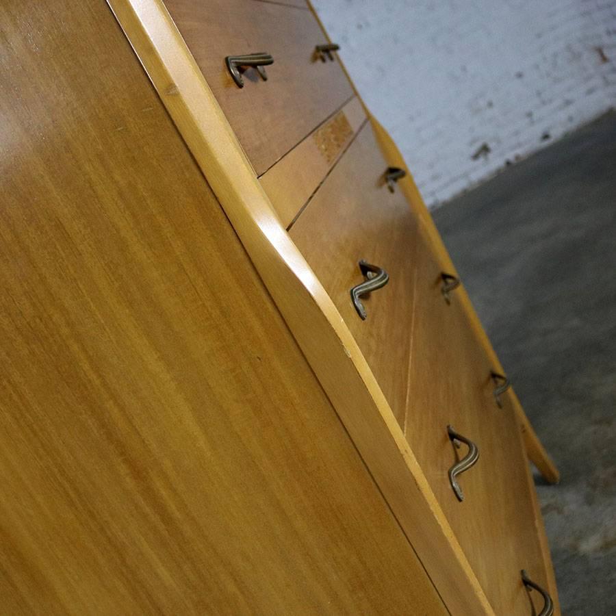 20th Century Art Deco Style Tall Chest of Drawers by Rway Northern Furniture Co. of Sheboygan