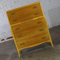 Art Deco Style Tall Chest of Drawers by Rway Northern Furniture Co. of Sheboygan