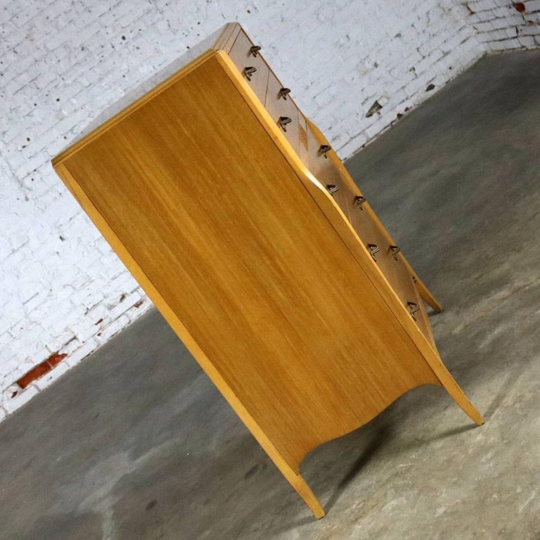 Art Deco Style Tall Chest of Drawers by Rway Northern Furniture Co. of