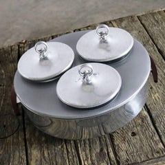 The Moderns Triple Buffet Chauffe-Manger et Serveur Electrique