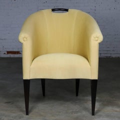 Donghia Delicate Barrel Shaped Armchair by John Hutton