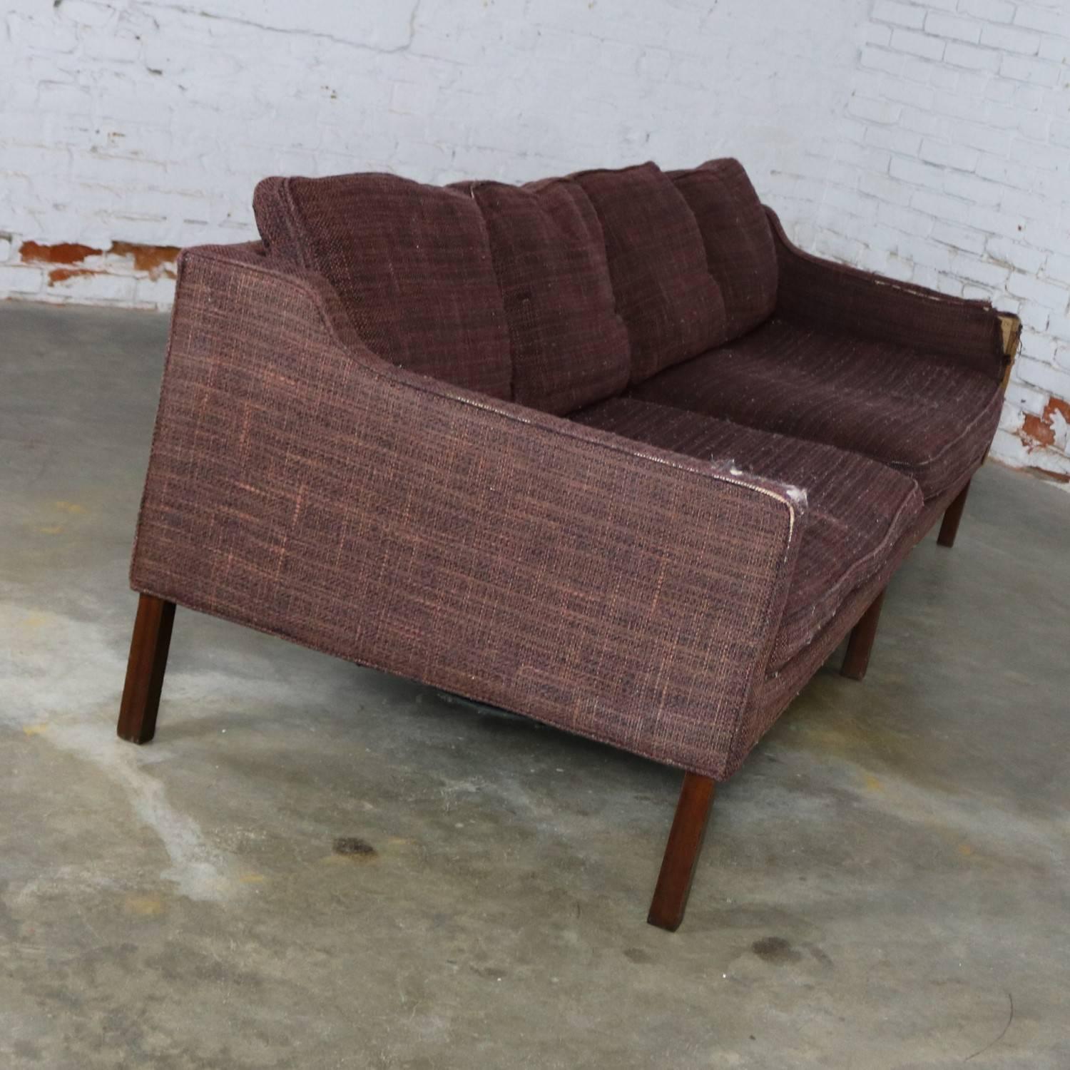 American Thayer Coggin Four-Seat Sofa by Milo Baughman Frame Only