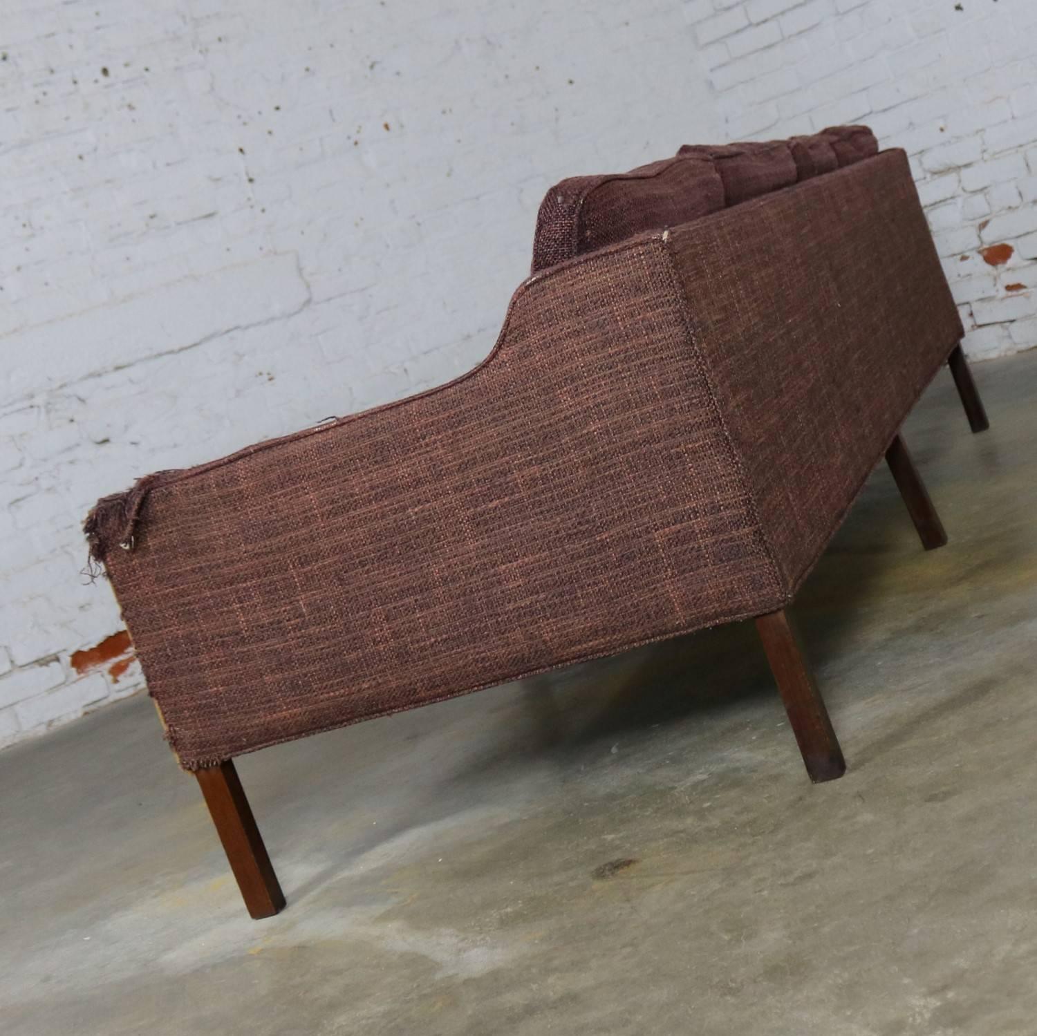 20th Century Thayer Coggin Four-Seat Sofa by Milo Baughman Frame Only