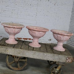 Antique Concrete Garden Urns