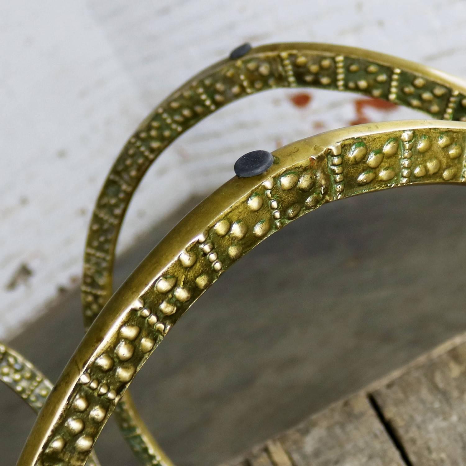 20th Century Sculptural Brass Rams’ or Ibex Head Coffee Table Base Manner of Alain Chervet