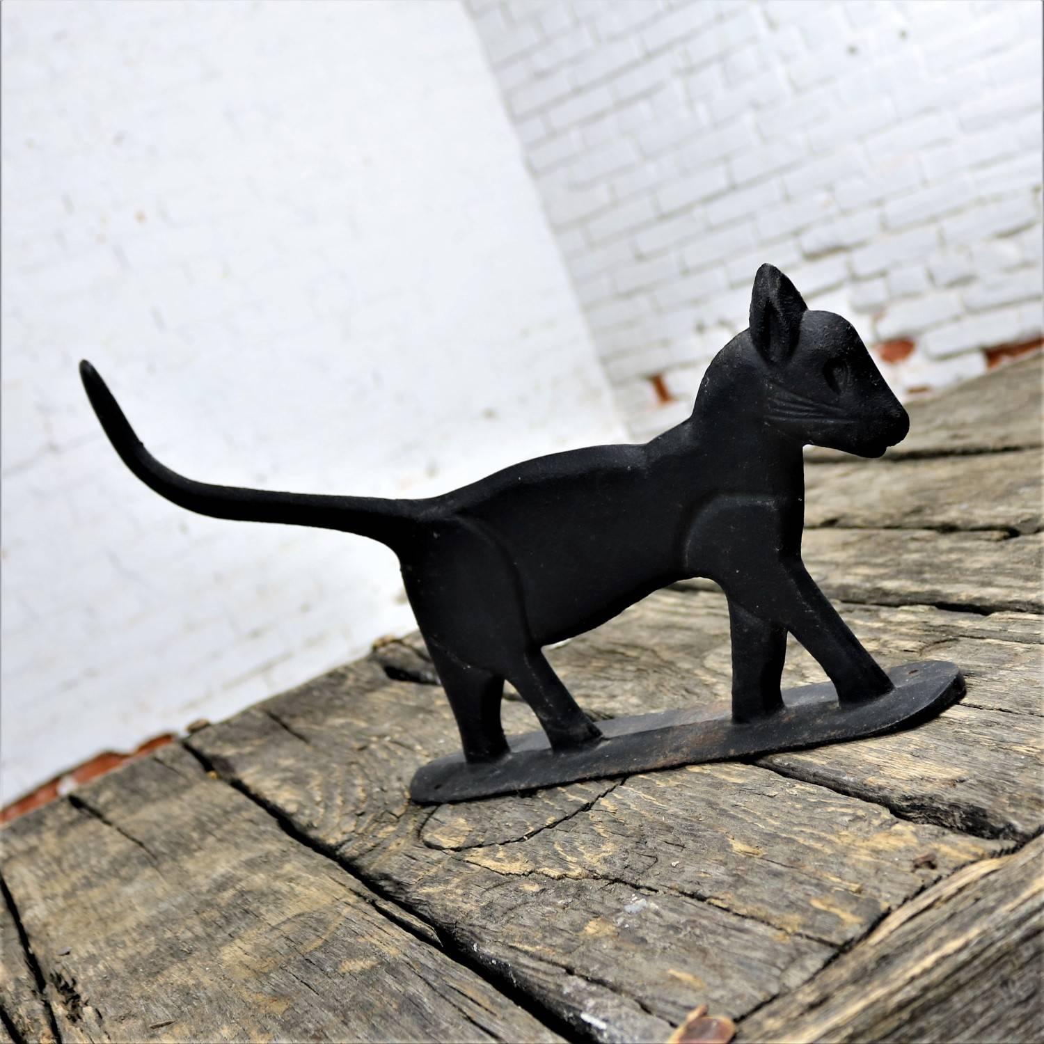 cast iron black cat