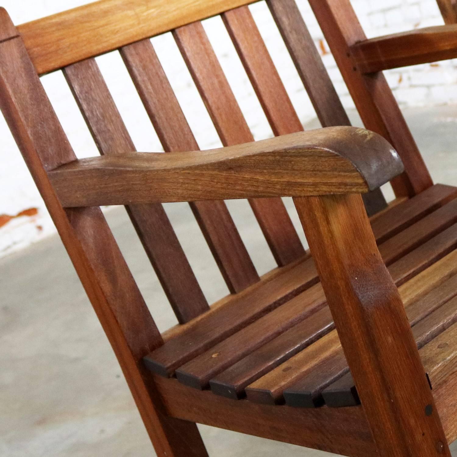 Vintage Windsor Natural Teak Outdoor Armchair 1