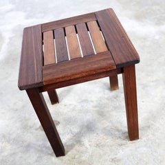 Vintage Windsor Natural Teak Outdoor Side Table