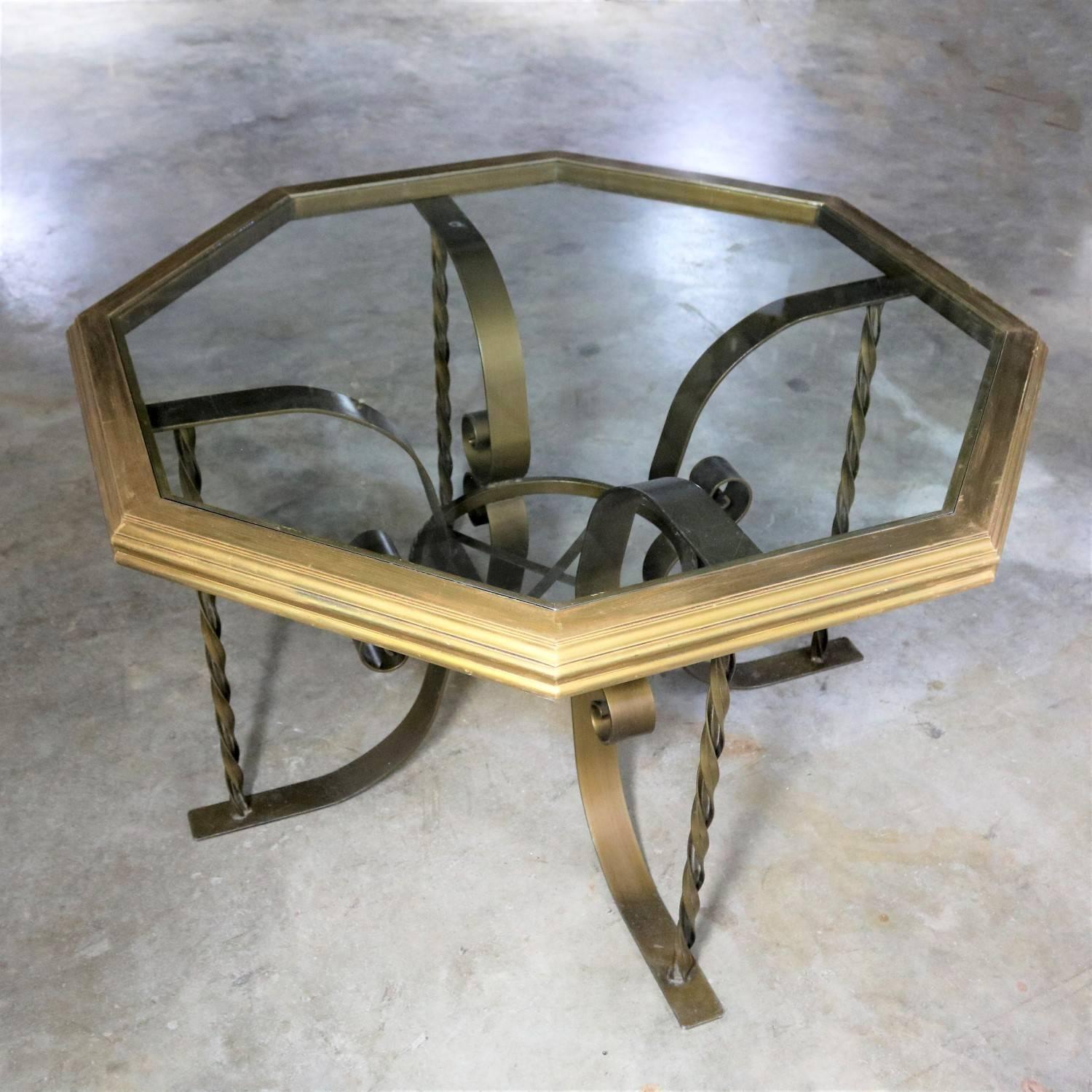glass and iron dining table