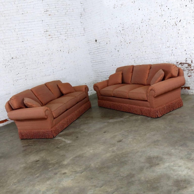 Baker Sofas Lawson Style from the Crown and Tulip Collection Terracotta