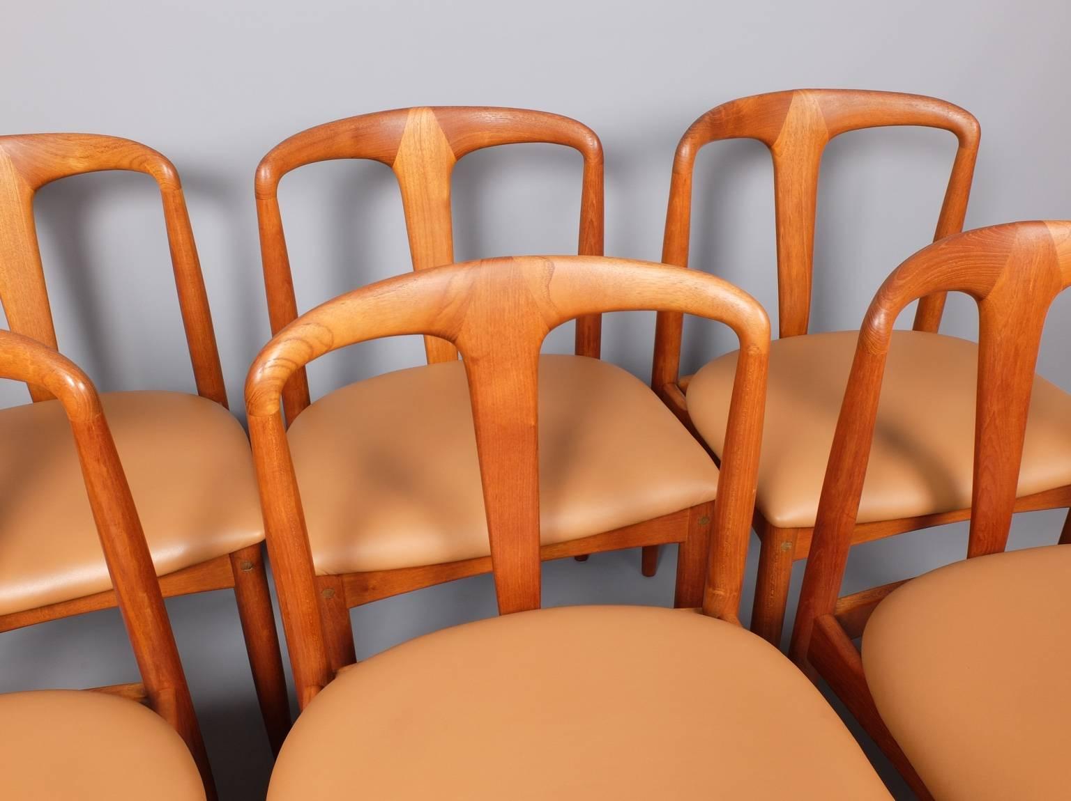 Johannes Andersen Teak Juliane Dining Chairs, Danish, 1960s 2