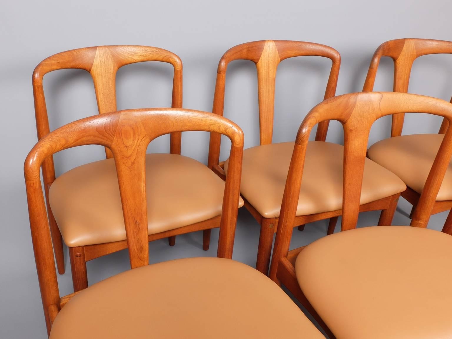 Johannes Andersen Teak Juliane Dining Chairs, Danish, 1960s 1
