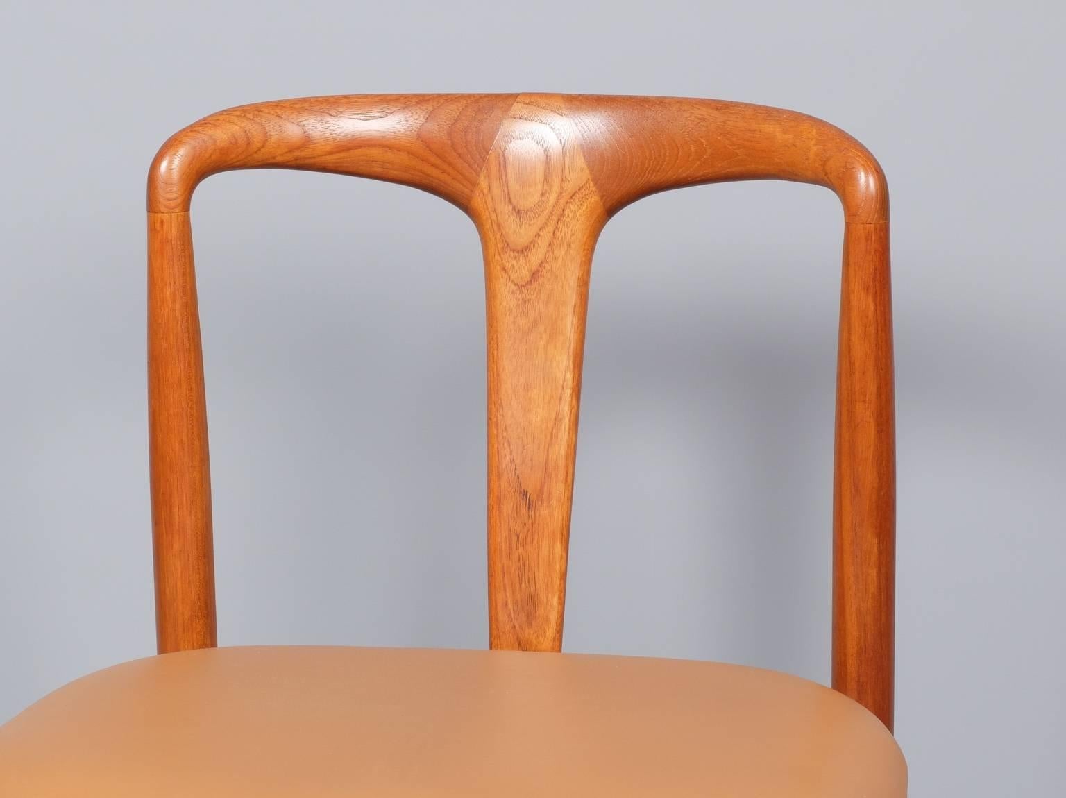 Mid-20th Century Johannes Andersen Teak Juliane Dining Chairs, Danish, 1960s