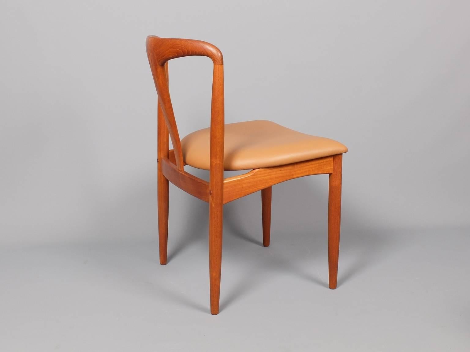 Mid-Century Modern Johannes Andersen Teak Juliane Dining Chairs, Danish, 1960s