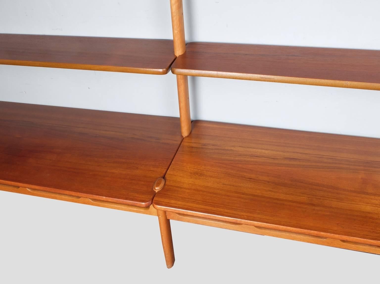 Mid-20th Century 1960's William Watting for Mikael Laursen Floating Shelves Wall Unit Bookcase