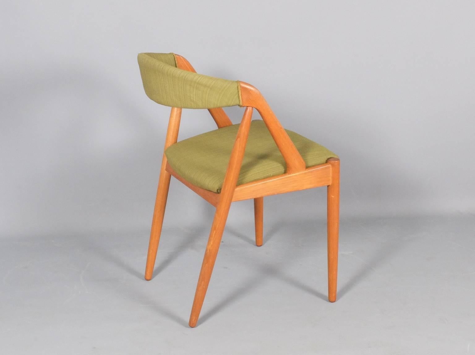 Mid-Century Modern Danish Modern Mid-Century Teak Dining Chairs by Kai Kristiansen Model 31