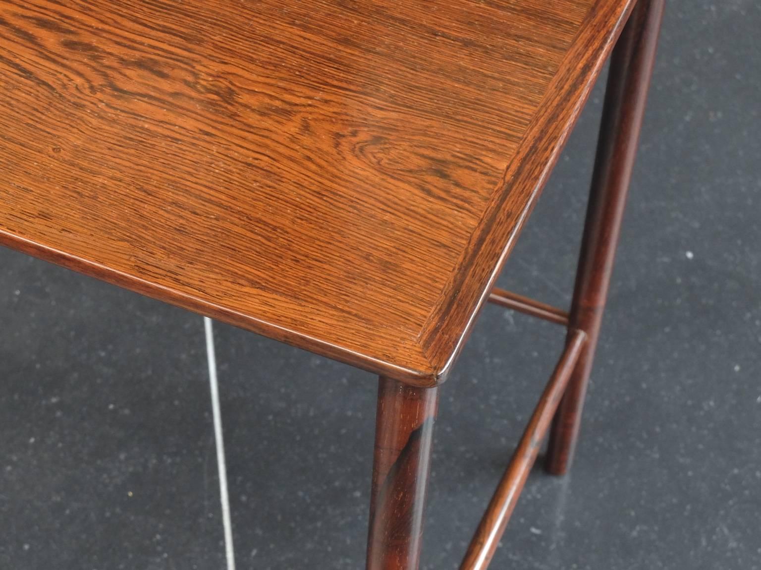 20th Century Danish 1960s Rosewood Nest of Tables by Kai Winding for Poul Jepessen