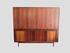 Ib Kofod Larsen Rosewood Sideboard Credenza Bookcase Danish 1960s