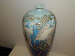 Belleek Willets Art Nouveau Hand Painted Porcelain Vase, 1908