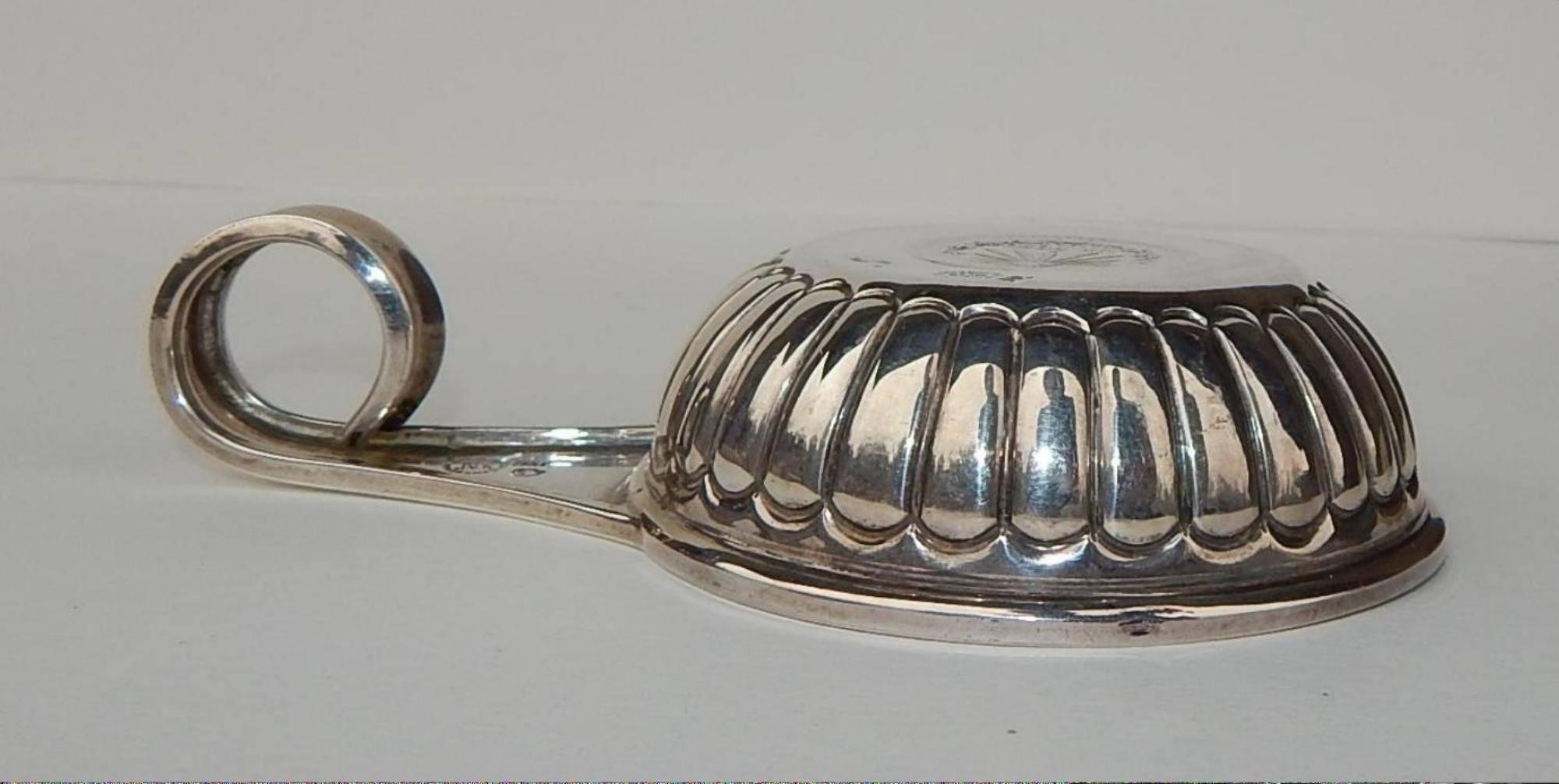Sterling Silver Mexican Sterling Wine Taster For Sale