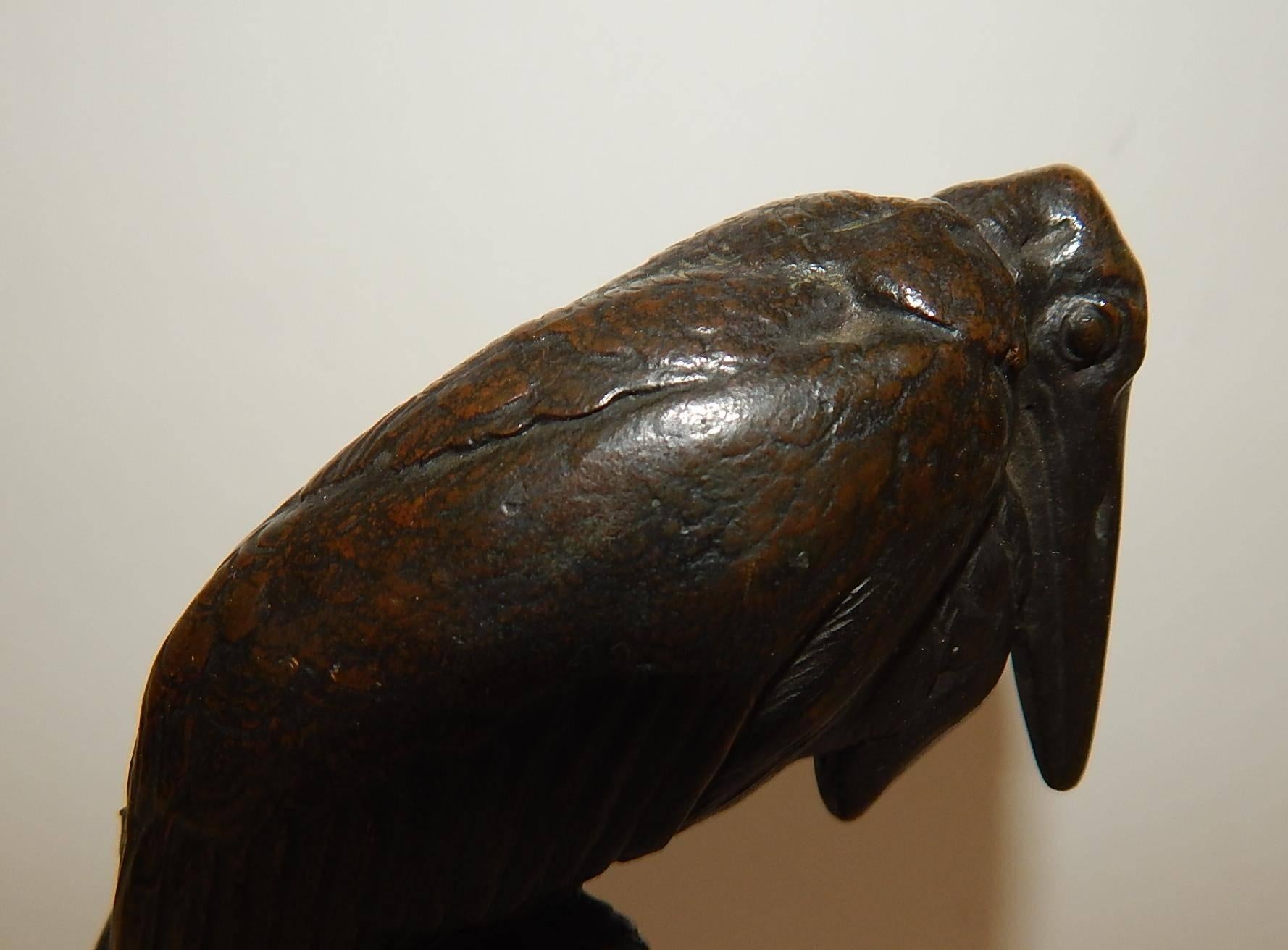 Français Rare sculpture en bronze de Barye, 
