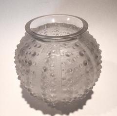 R. Lalique "Oursin" or Sea Urchin Vase, circa 1935