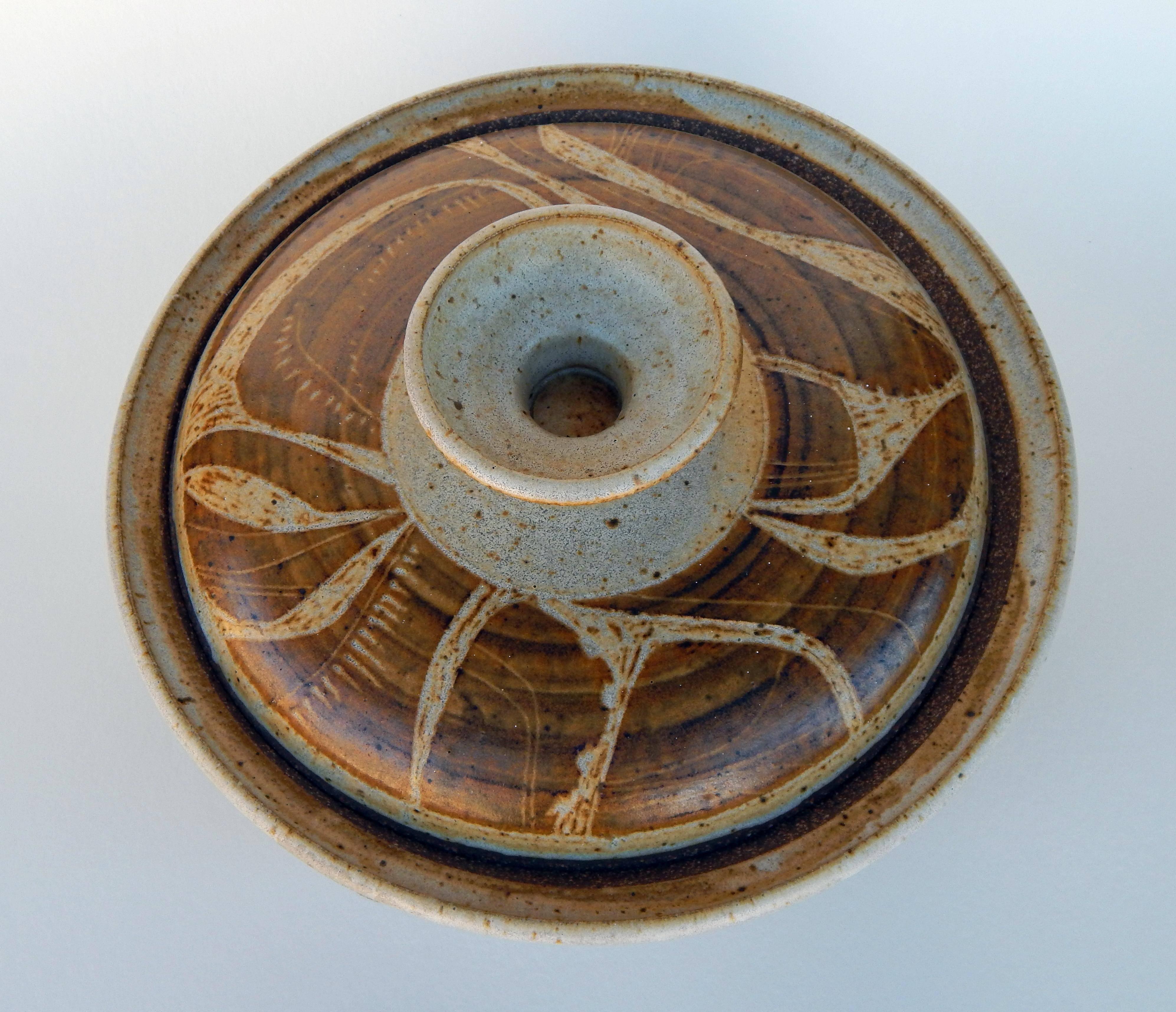 American Joel Edwards Lidded Vessel, California Studio Pottery