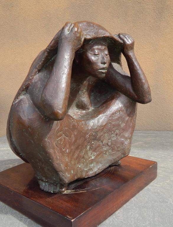 Francisco Zuniga Bronze, 1965, Titled "Ritual" at 1stDibs