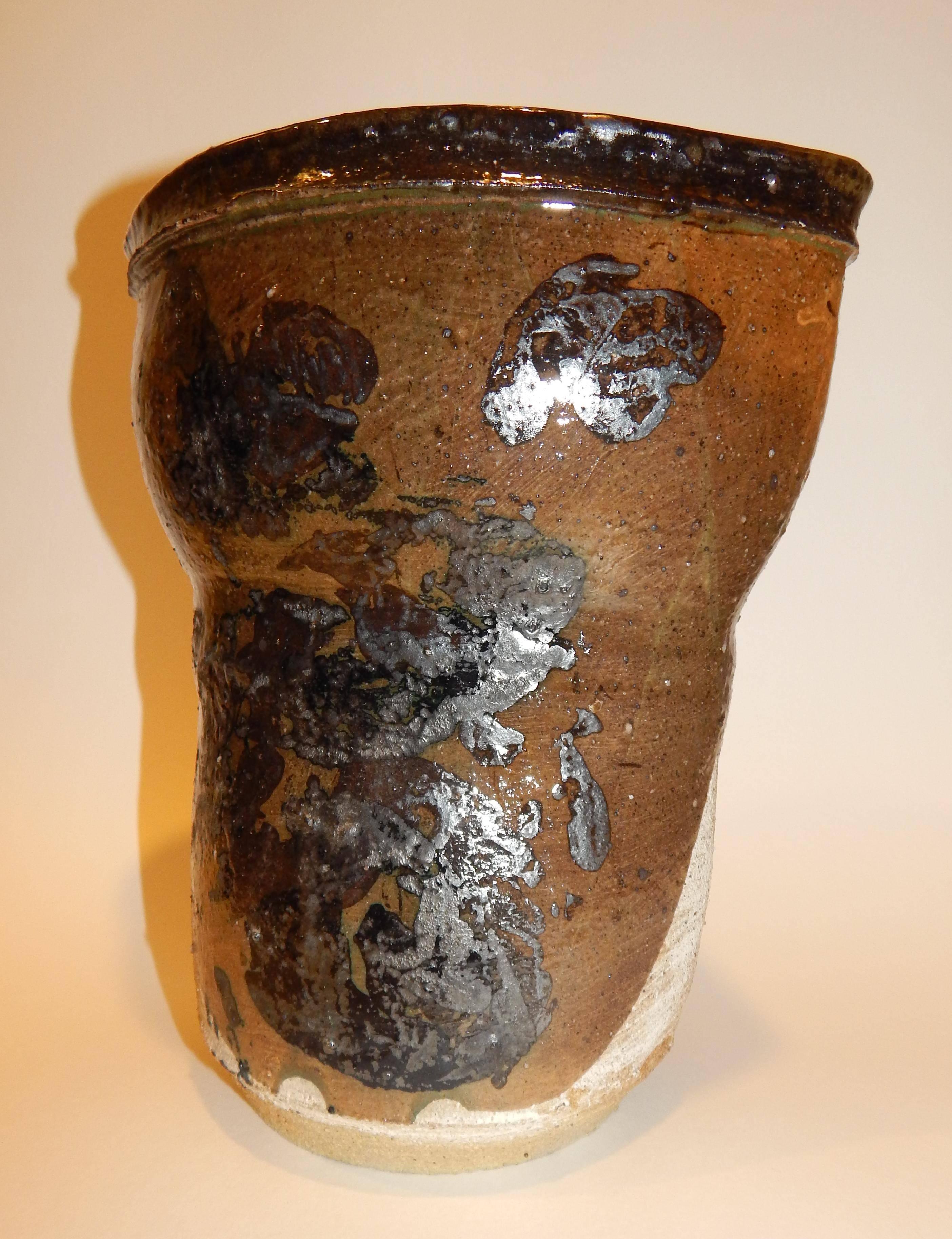 Argile Vase en céramique de l'atelier d'expressionniste abstrait Paul Soldner en vente