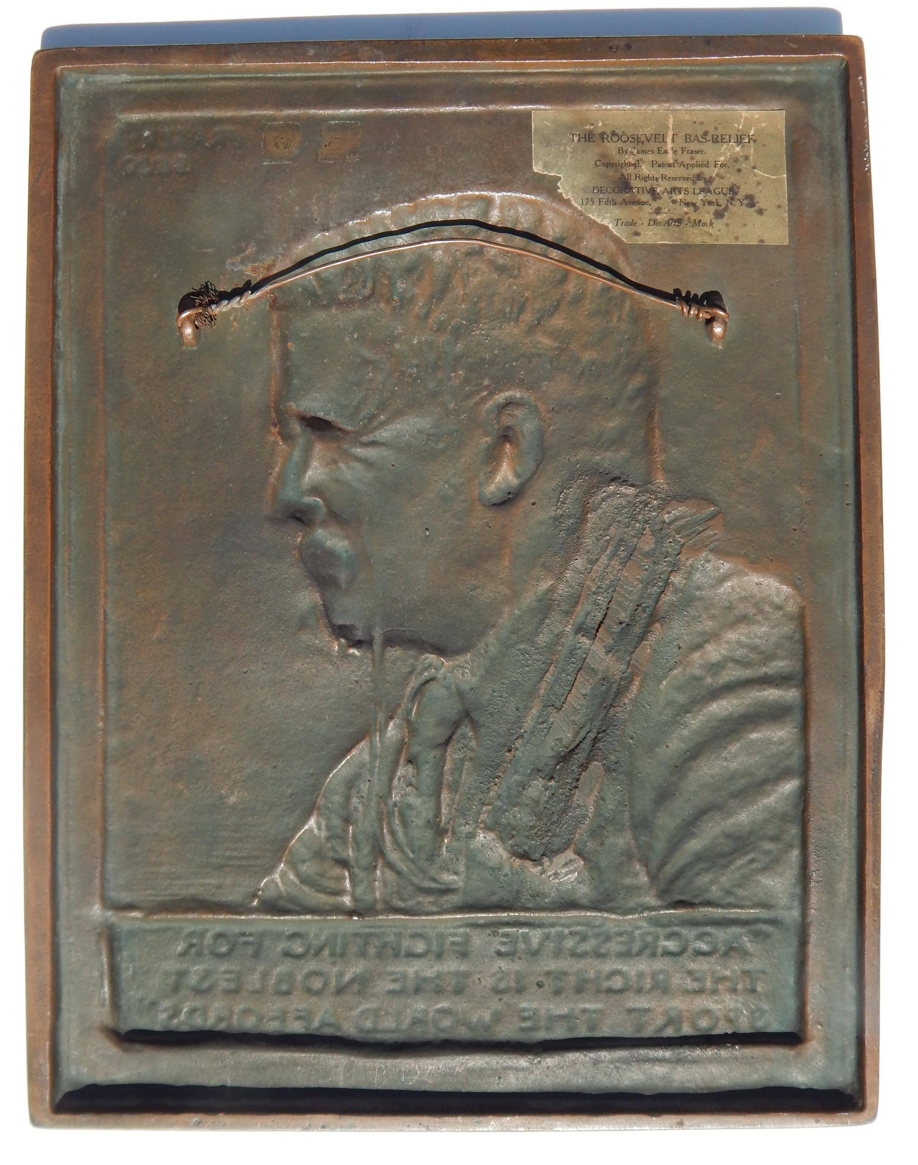 bas relief bronze plaques