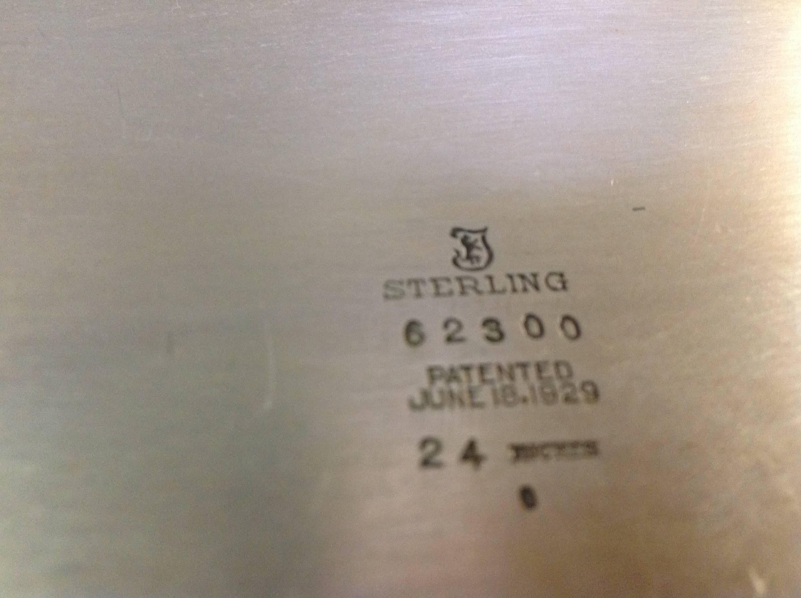 Lady Diana by Towle Sterling Five Piece Silver Service In Good Condition In Chicago, IL