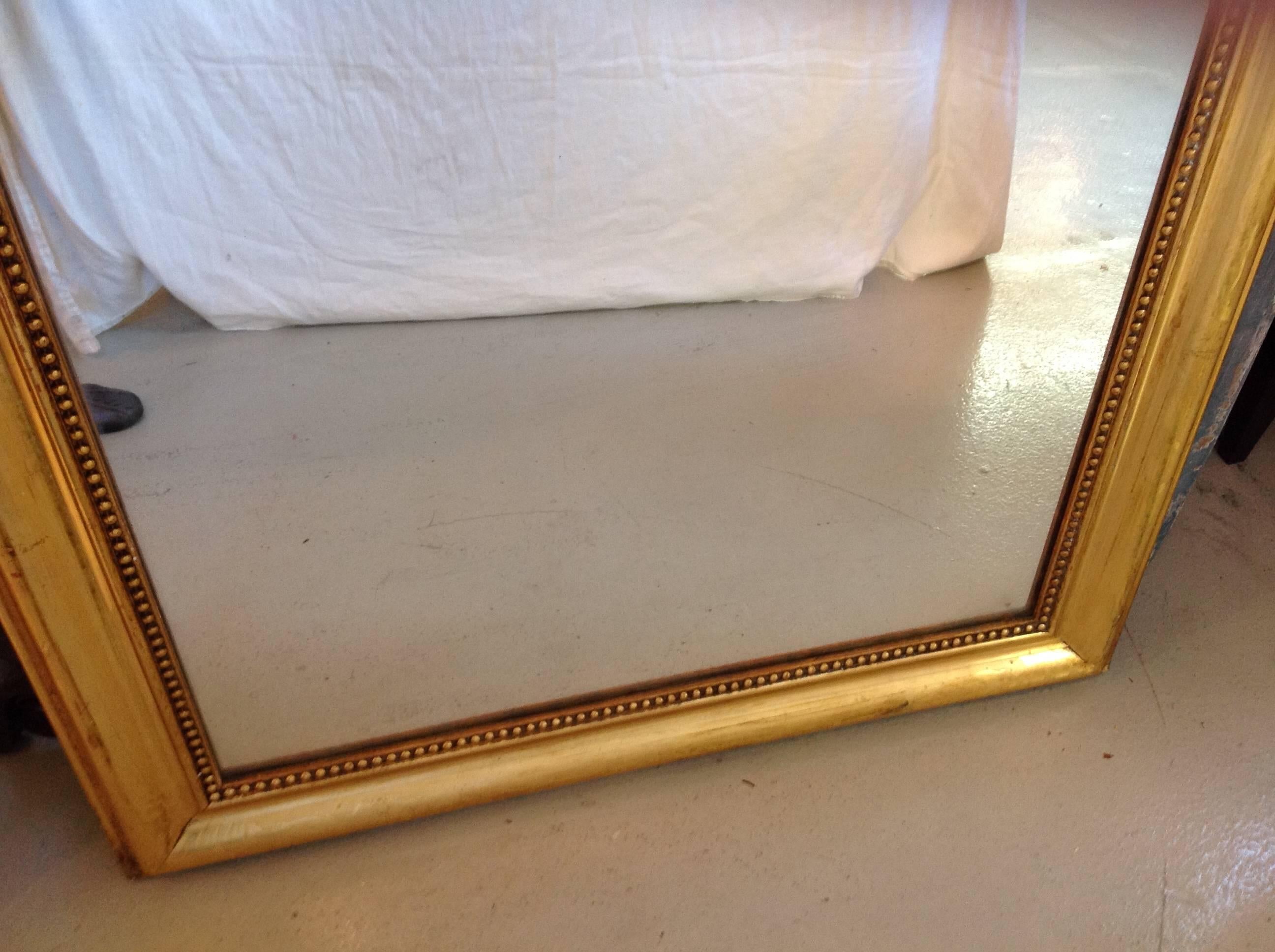 French Louis Phillipe Mirror with Original Glass For Sale