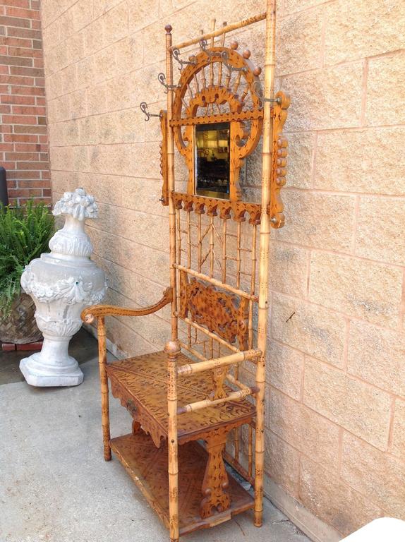 Victorian Bamboo Hall Tree at 1stdibs