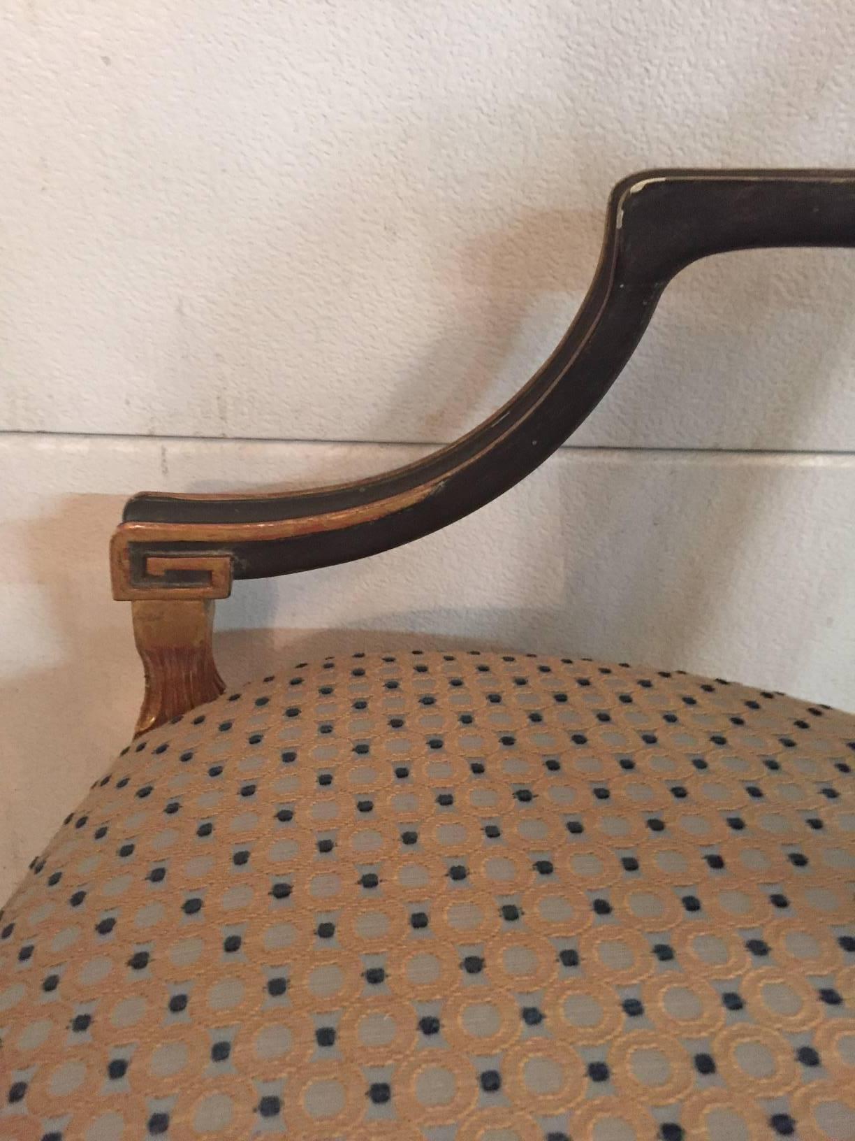 Dennis & Lean Neoclassical Chair In Good Condition In Chicago, IL