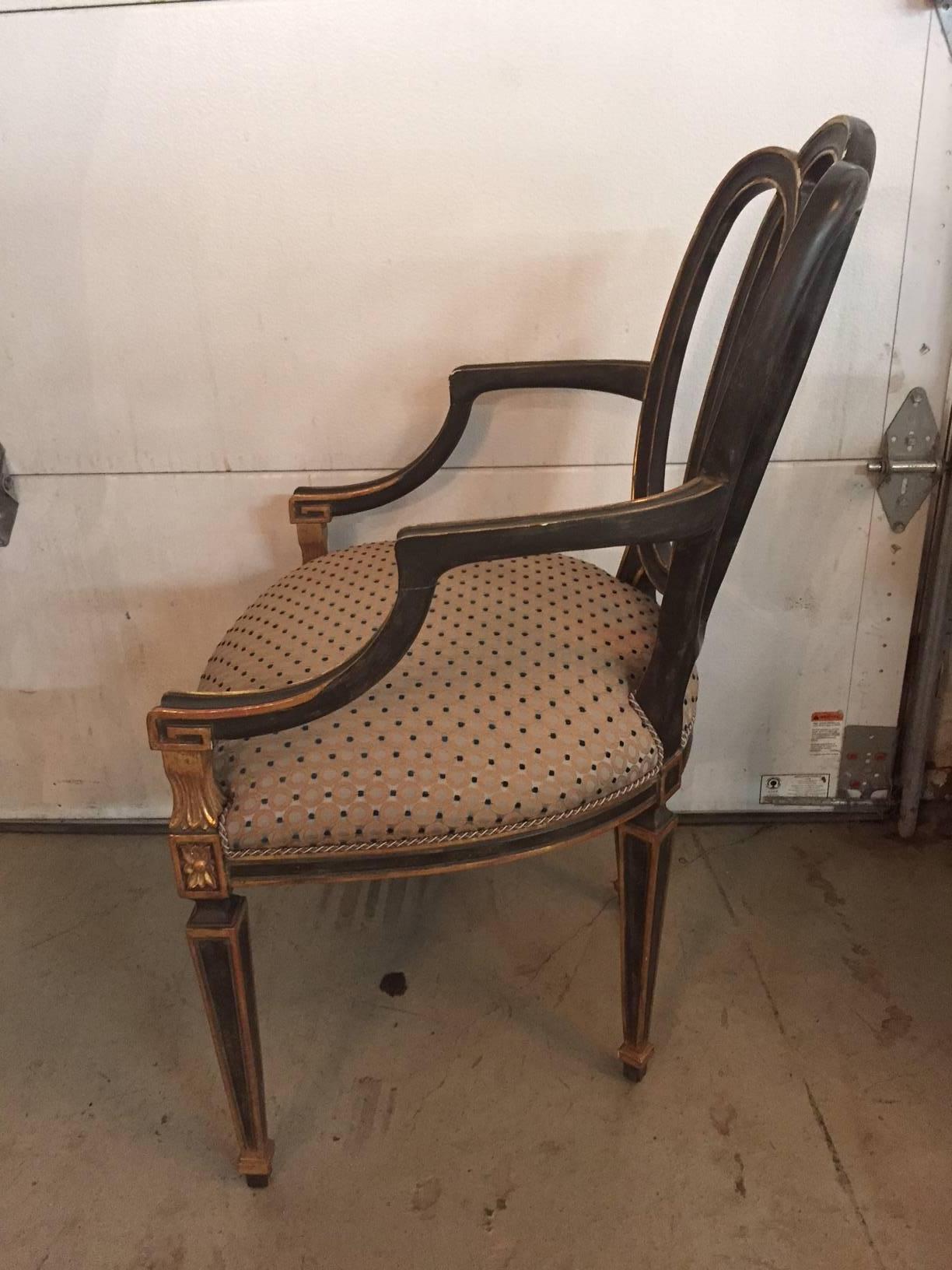 Gilt Dennis & Lean Neoclassical Chair