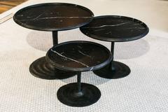 Giverny Coffee Tables/Michel Amar, Paris, Handcrafted in Marble and Bronze